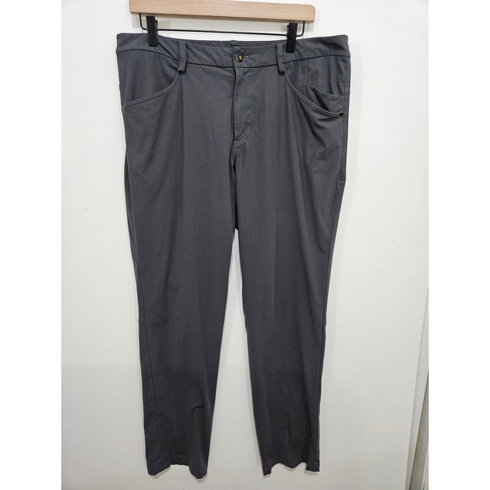 Lululemon Men's ABC 5 Pocket Pants Gray 38x32 Stretch Tech Commuter